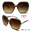 Plastic Ladies Sunglasses with Metal Decoration (WSP508292)
